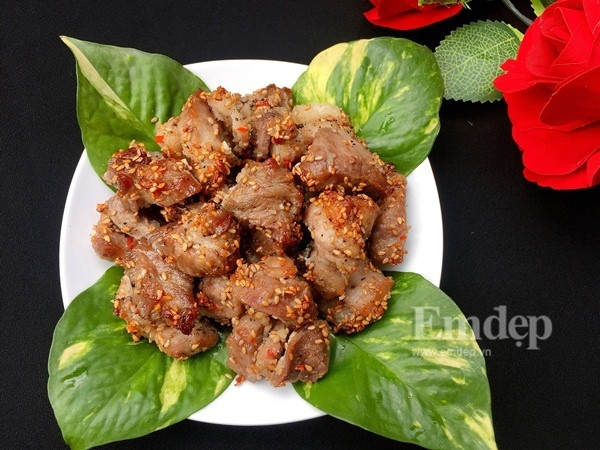 cach uop thit nuong vung dam da huong vi ngon den mieng cuoi cung