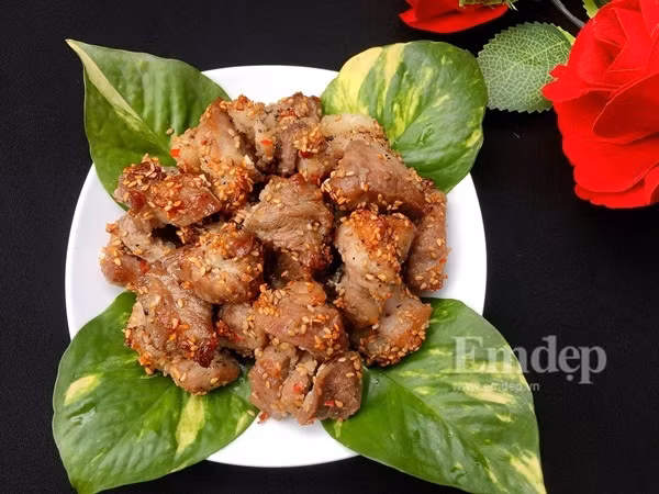 cach uop thit nuong vung dam da huong vi ngon den mieng cuoi cung