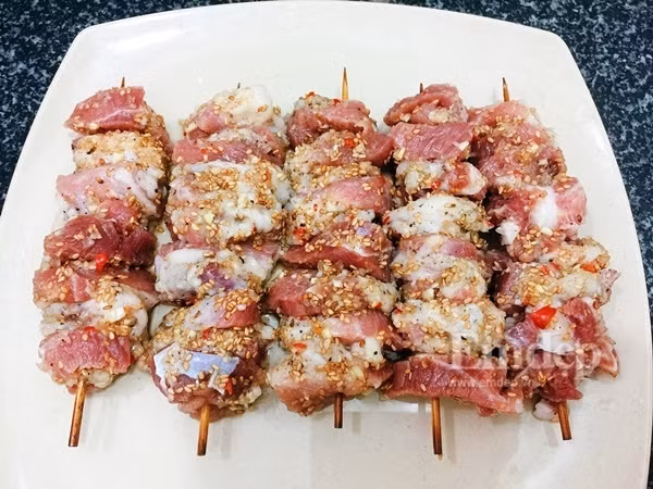 cach uop thit nuong vung dam da huong vi ngon den mieng cuoi cung