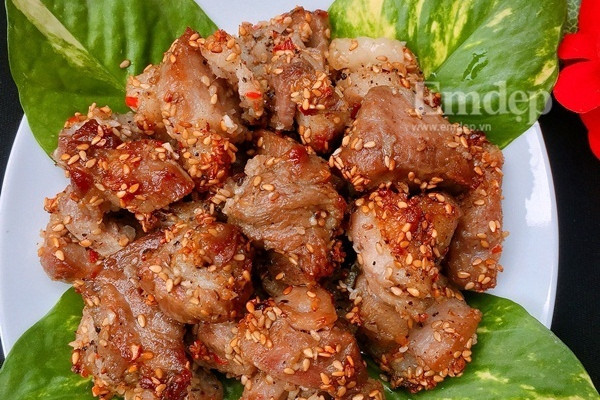 cach uop thit nuong vung dam da huong vi ngon den mieng cuoi cung