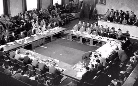 Quang cảnh Hội nghị Geneva 1954
