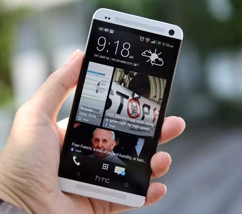 Chất lượng hiển thị của màn hình luôn là ưu điểm của HTC. Ảnh: Huy Đức Chất lượng hiển thị của màn hình luôn là ưu điểm của HTC. Ảnh: Huy Đức