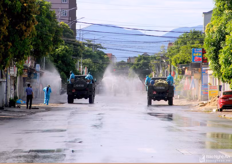 Giãn cách xã hội toàn thành phố Vinh từ 0h ngày 17/6