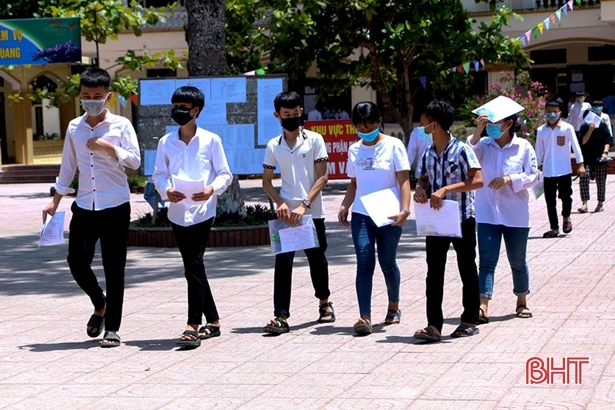 Hà Tĩnh công bố điểm thi vào lớp 10 năm học 2021-2022