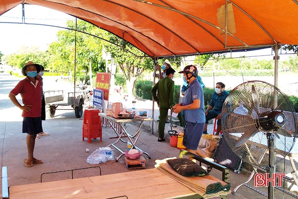 Hà Tĩnh: Thạch Hà tháo dỡ 3 chốt phong tỏa tại xã Việt Tiến