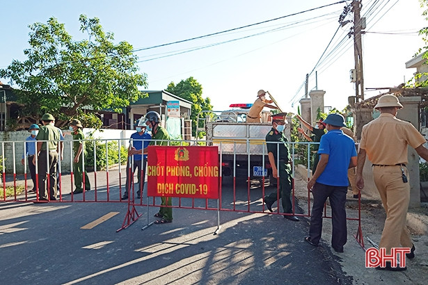 Thạch Hà thu hẹp vùng cách ly y tế tạm thời tại thôn Thọ