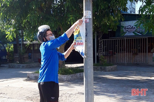 Tuổi trẻ Hà Tĩnh hưởng ứng “Ngày tình nguyện vì đô thị văn minh”