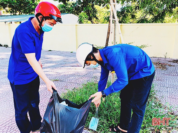 Tuổi trẻ Hà Tĩnh hưởng ứng “Ngày tình nguyện vì đô thị văn minh”