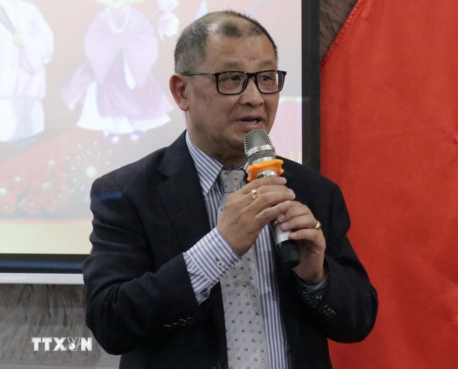 Ông Trần Bá Phúc, Ủy viên Ủy ban Trung ương Mặt trận Tổ quốc Việt Nam, Chủ tịch Hội Doanh nhân Việt Nam tại Australia. (Ảnh: Diệu Linh/TTXVN)