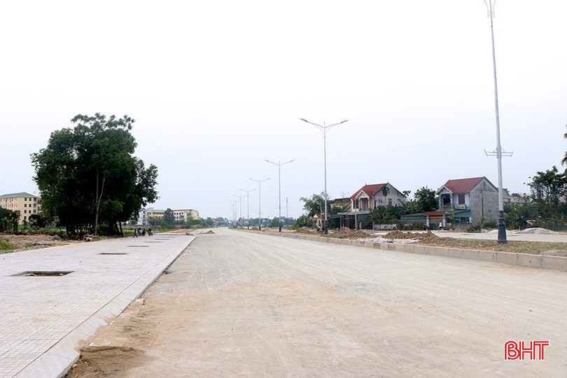 Đường Xuân Diệu kéo dài, trục nối đô thị phía Bắc thành phố đã rõ hình hài. bqbht_br_123445.jpg