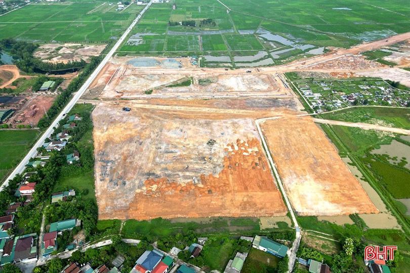 Dự án khu công nghiệp VSIP Hà Tĩnh đang được đẩy nhanh tiến độ. bqbht_br_d.jpg