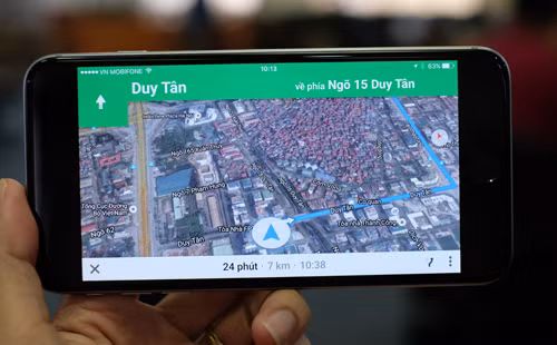 google maps da ho tro dan duong bang giong noi tieng viet