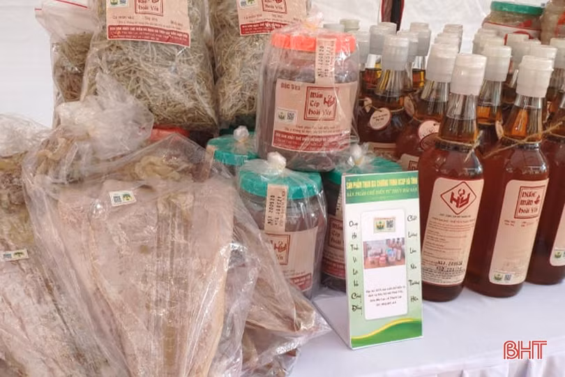 Mát mắt với sản phẩm nông nghiệp tiêu biểu mừng ngày hội lớn của Thạch Hà