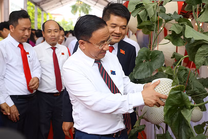 Mát mắt với sản phẩm nông nghiệp tiêu biểu mừng ngày hội lớn của Thạch Hà