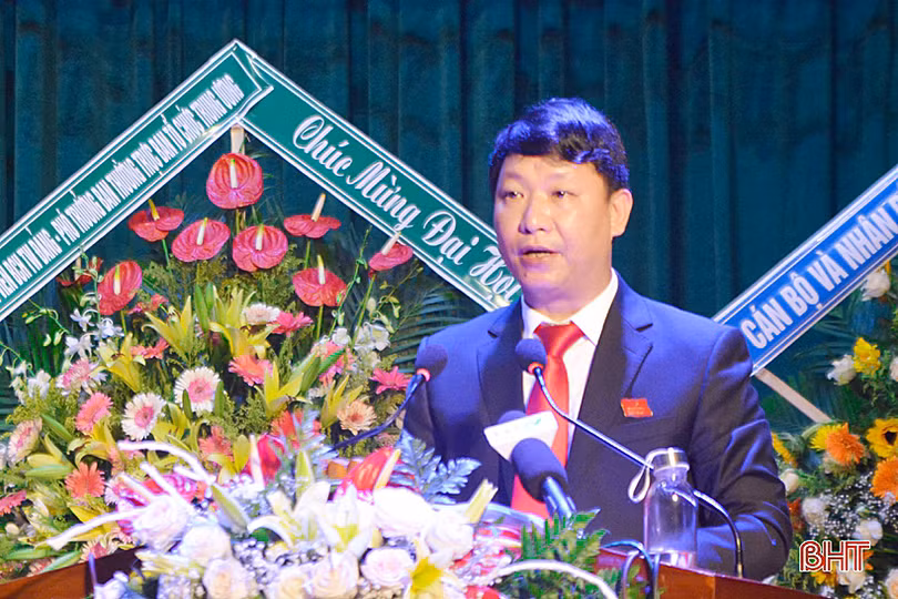 Ông Nguyễn Như Dũng tái cử chức vụ Bí thư Huyện ủy Can Lộc nhiệm kỳ 2020-2025