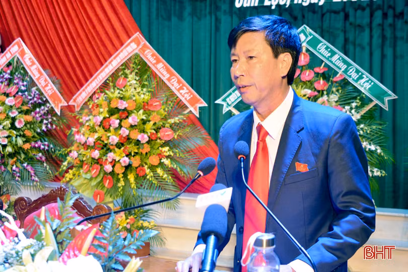 38 đồng chí được bầu vào Ban Chấp hành Đảng bộ huyện Can Lộc khóa XXXVI