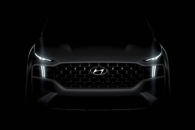 Hyundai SantaFe 2021 lộ thiết kế mới hầm hố hơn