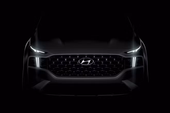 Hyundai SantaFe 2021 lộ thiết kế mới hầm hố hơn