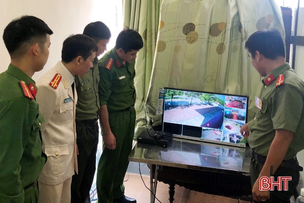 Công an Thạch Hà triển khai các phương án phục vụ Đại hội Đảng bộ huyện