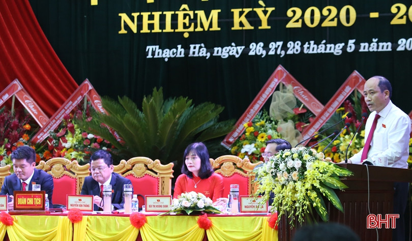 Khai mạc trọng thể đại hội đảng bộ cấp huyện đầu tiên ở Hà Tĩnh ảnh 13 Khai mạc trọng thể đại hội đảng bộ cấp huyện đầu tiên ở Hà Tĩnh