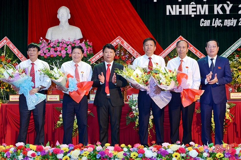 Năng động, sáng tạo, quyết tâm sớm đưa Nghị quyết Đại hội Đảng bộ huyện Can Lộc vào cuộc sống