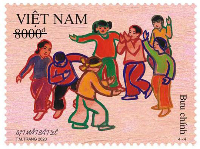 Phát hành bộ tem “Trò chơi dân gian” nhân dịp Tết thiếu nhi 1/6