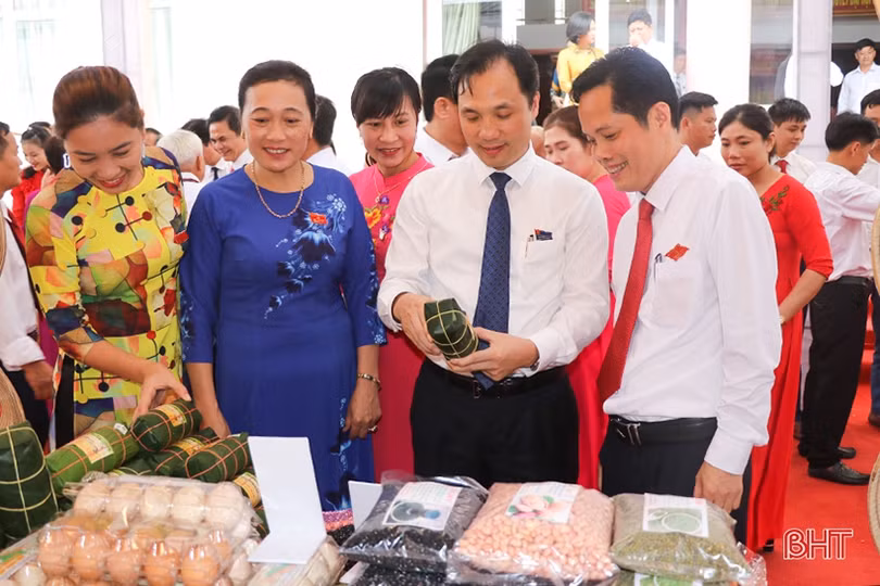 Mát mắt với sản phẩm nông nghiệp tiêu biểu mừng ngày hội lớn của Thạch Hà