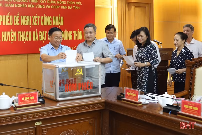 Hà Tĩnh đề nghị Trung ương công nhận các huyện Đức Thọ, Thạch Hà đạt chuẩn nông thôn mới