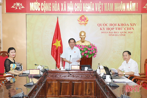 Đại biểu Quốc hội Hà Tĩnh góp ý dự thảo Luật hòa giải, đối thoại tại tòa án