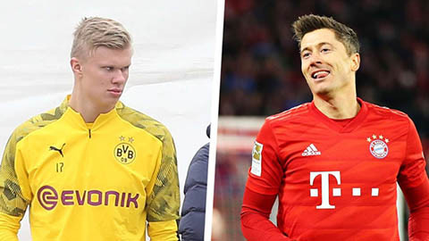 Cuộc đua giày vàng châu Âu: Lewandowski lên ngôi số 1, Haaland mất vị trí thứ 3