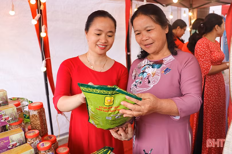 Mát mắt với sản phẩm nông nghiệp tiêu biểu mừng ngày hội lớn của Thạch Hà
