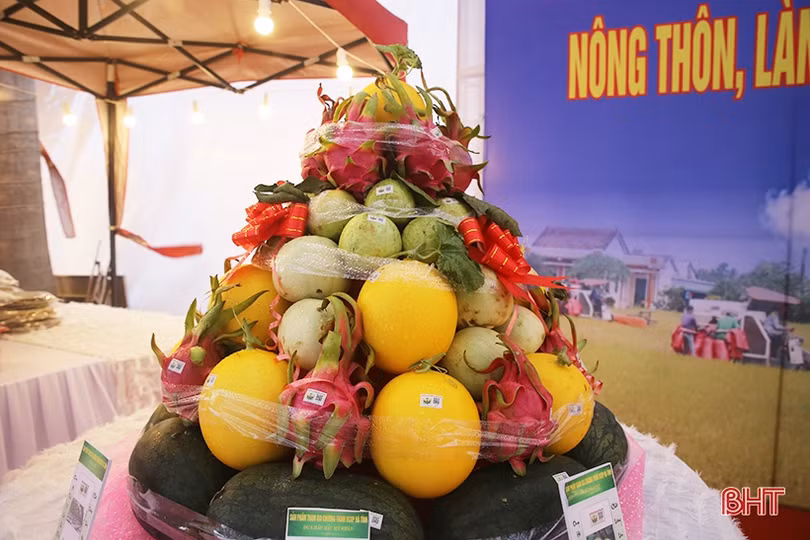 Mát mắt với sản phẩm nông nghiệp tiêu biểu mừng ngày hội lớn của Thạch Hà
