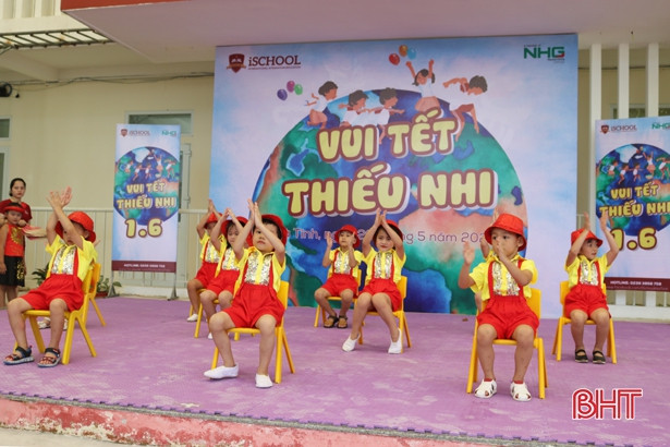 Tết Thiếu nhi sớm ở Trường mầm non iSchool Hà Tĩnh