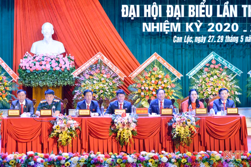 38 đồng chí được bầu vào Ban Chấp hành Đảng bộ huyện Can Lộc khóa XXXVI