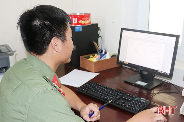 Công an Thạch Hà triển khai các phương án phục vụ Đại hội Đảng bộ huyện