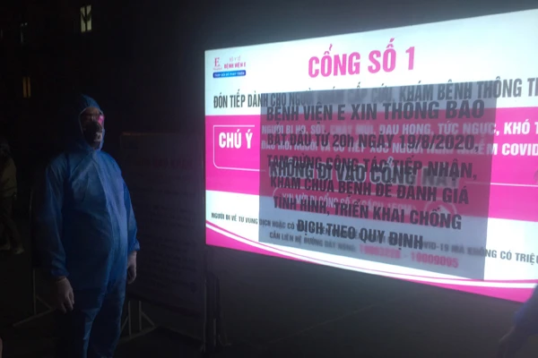 Hà Tĩnh rà soát, lập danh sách người đến Bệnh viện E Hà Nội từ ngày 5/8