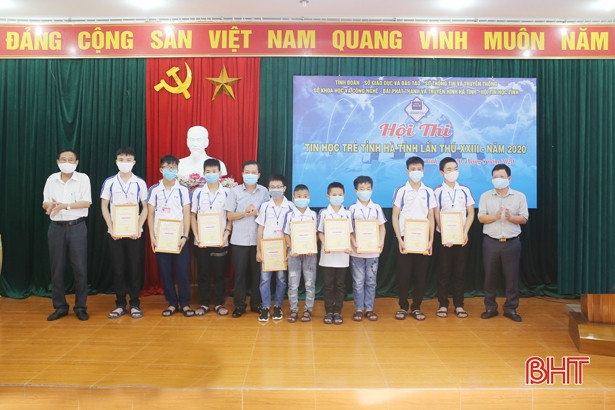 94 thí sinh tranh tài Hội thi Tin học trẻ tỉnh Hà Tĩnh lần thứ XXIII
