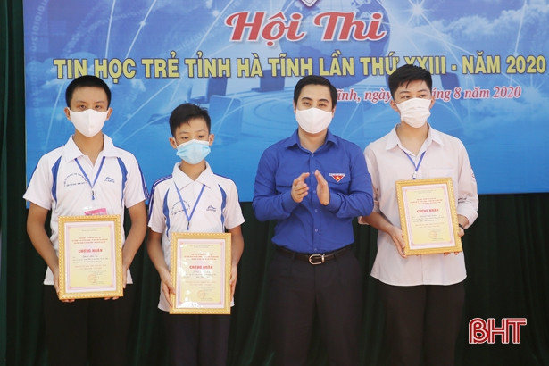 94 thí sinh tranh tài Hội thi Tin học trẻ tỉnh Hà Tĩnh lần thứ XXIII