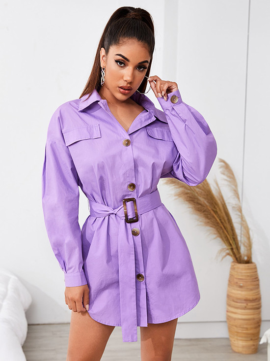 Tiết trời sang thu, dễ dàng mặc đẹp với váy sơ mi