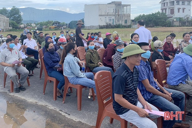 Bàn giao đất tái định cư cho 41 hộ dân xung quanh Nhà máy rác Phú Hà