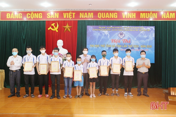 94 thí sinh tranh tài Hội thi Tin học trẻ tỉnh Hà Tĩnh lần thứ XXIII