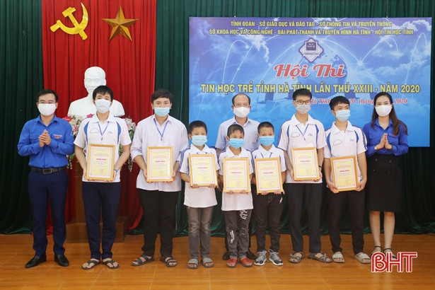 94 thí sinh tranh tài Hội thi Tin học trẻ tỉnh Hà Tĩnh lần thứ XXIII