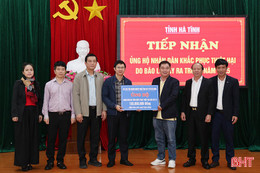 Hội Doanh nghiệp Nghệ Tĩnh tại TP Hồ Chí Minh ủng hộ người dân vùng lũ Hà Tĩnh