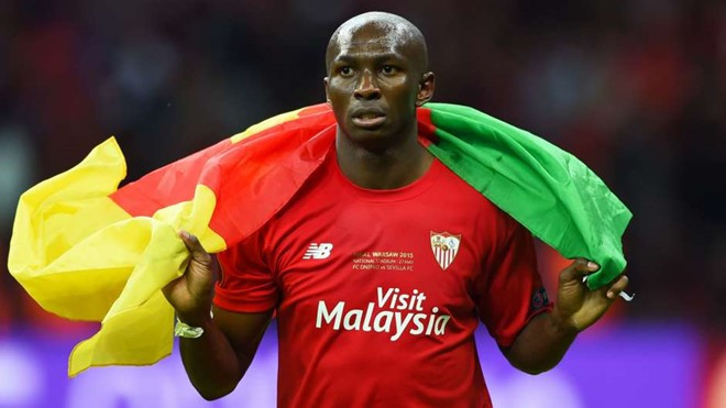 6. Stephane MBia: Tiền vệ phòng ngự từng 2 lần lên ngôi Europa League cùng Sevilla vừa chuyển đến khoác áo Hebei China Fortune sau khi hết hạn hợp đồng với Trabzonspor. 20 ten tuoi cua bong da the gioi bi trung quoc danh cap
