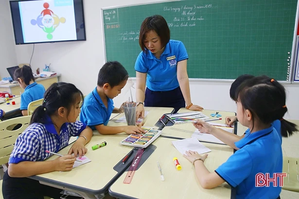 Giáo viên sáng tạo, học trò năng động và tự tin