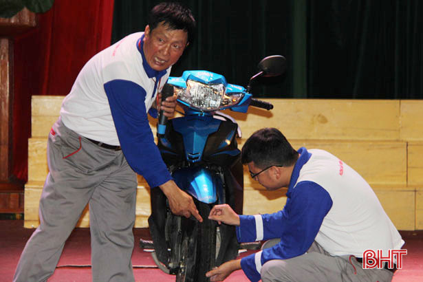 Bổ ích “Ngày hội Thanh niên với văn hóa giao thông” ở Nghi Xuân