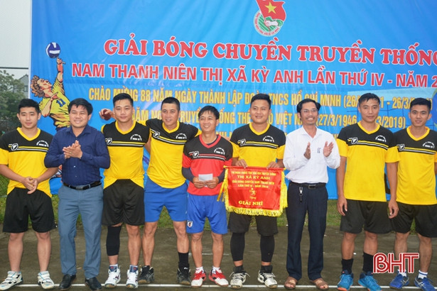 Kỳ Lợi vô địch Giải Bóng chuyền nam thanh niên TX Kỳ Anh