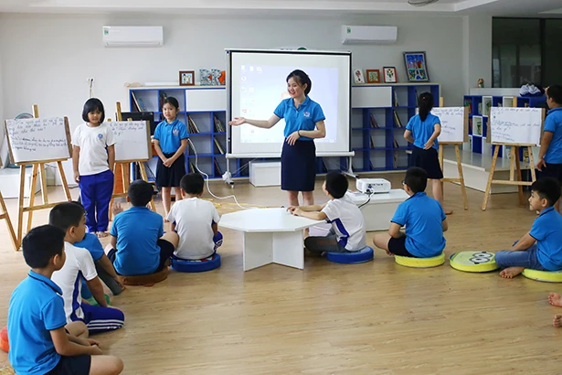 Giáo viên sáng tạo, học trò năng động và tự tin