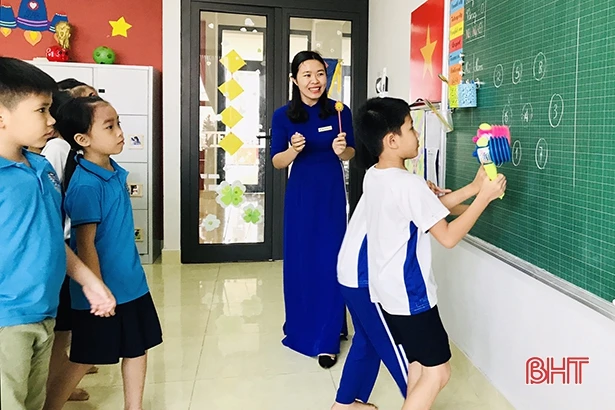 Giáo viên sáng tạo, học trò năng động và tự tin