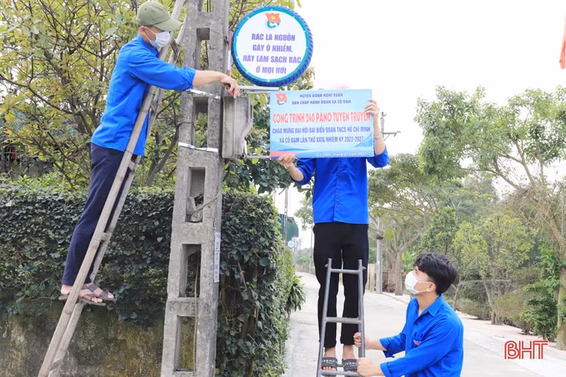 Tuổi trẻ Hà Tĩnh sôi nổi hưởng ứng ngày cao điểm xây dựng nông thôn mới